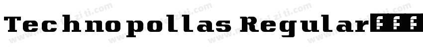 Technopollas Regular字体转换